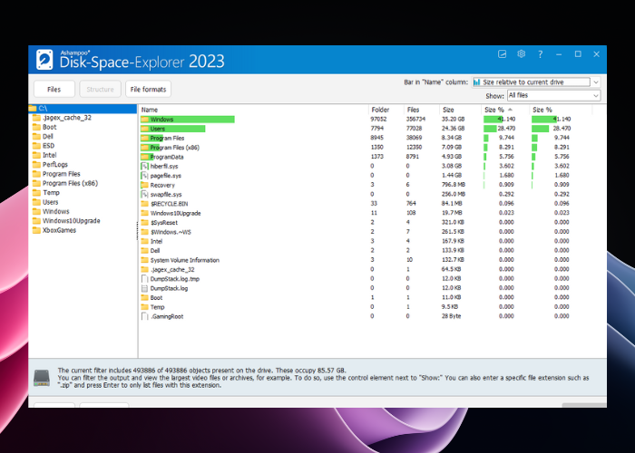 ashampoo disk space explorer 2023