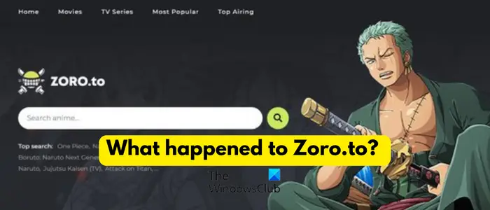 What happened to Zoro.to?