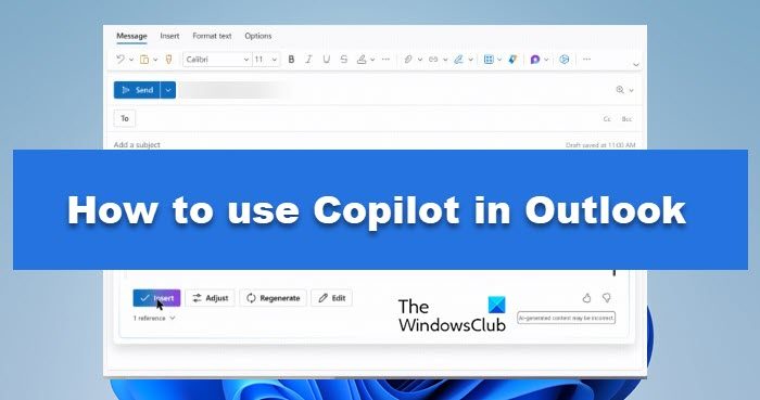 How to use Copilot in Outlook