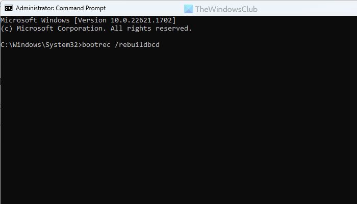 MBR Error 1 on Windows 11/10