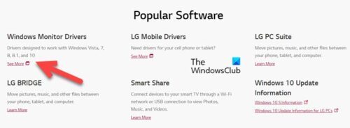 How to install LG monitor driver on Windows 11/10