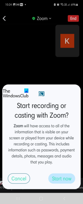 Play Video In Zoom On Android Share Start
