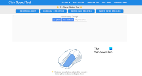 Best free online Mouse Tester Tools for Windows PC
