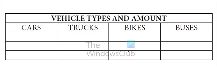 Fill PDF - original table