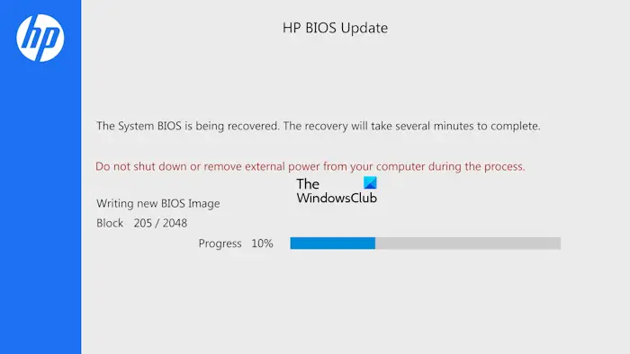 HP BIOS Update
