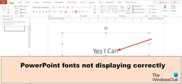 PowerPoint Fonts not displaying correctly [Fix]
