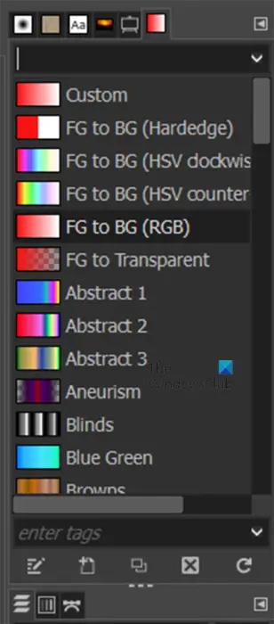 Trace in GIMP - Paintbrush options