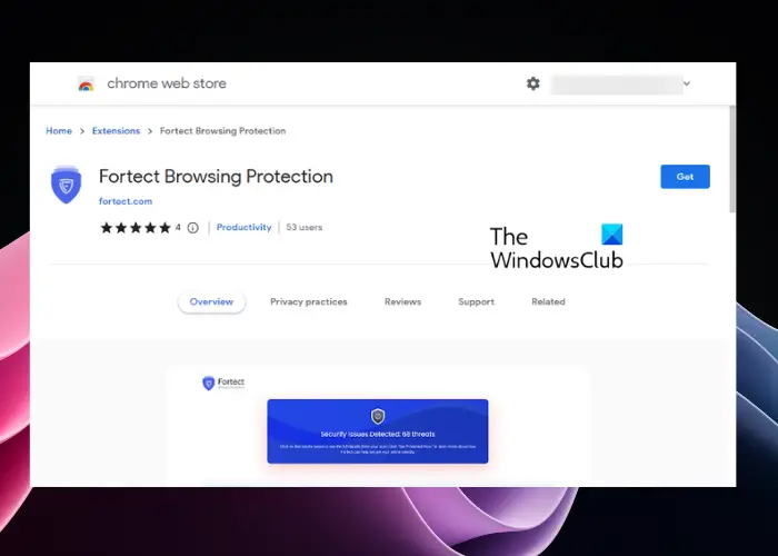 Fortect Browsing Protection browser extension