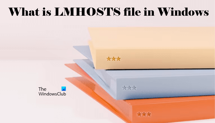 What is LMHOSTS file in Windows