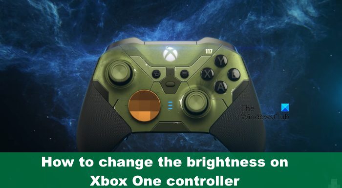 How to change the brightness on Xbox One controller