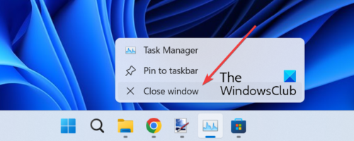 How to close running Apps on Windows 11