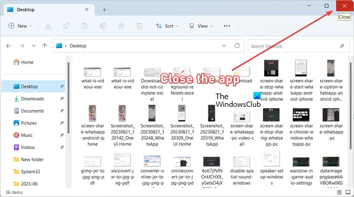How to close running apps on Windows 11/10