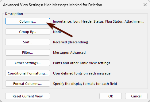 add missing subject line in Outlook