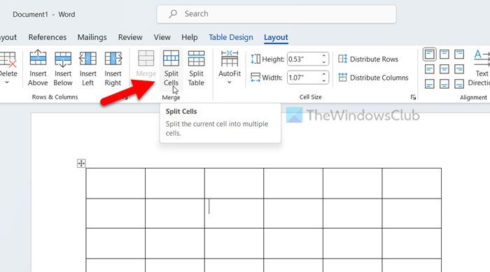 Create a table within a table in Word and Google Docs