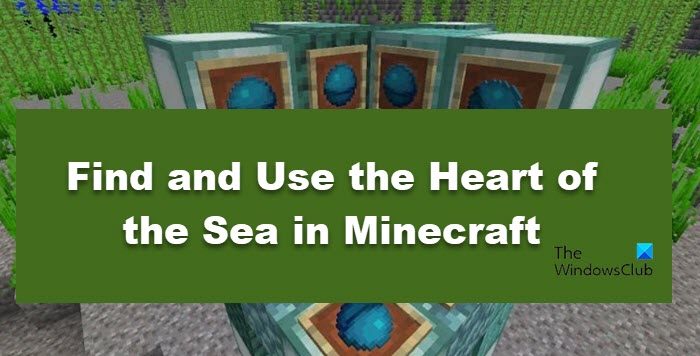 find and use Heart of the Sea in Minecraft