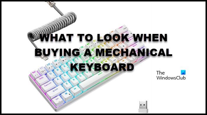 What to look for when buying a mechanical keyboard