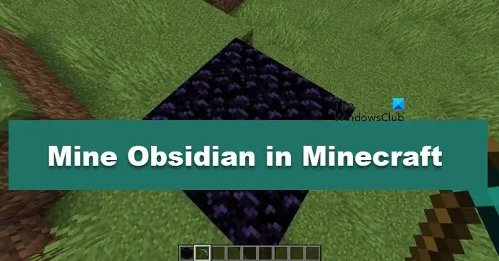 obsidian weapons minecraft