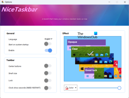 Best free Taskbar Customization software for Windows 11/10