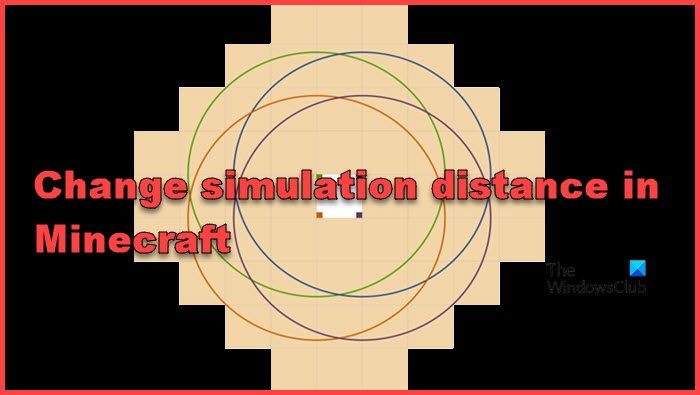 change simulation distance in Minecraft