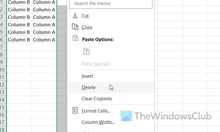 How to swap columns and rows in Excel and Google Sheets