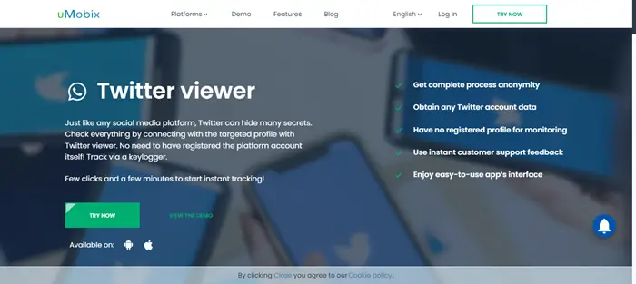 uMobix Twitter Viewer