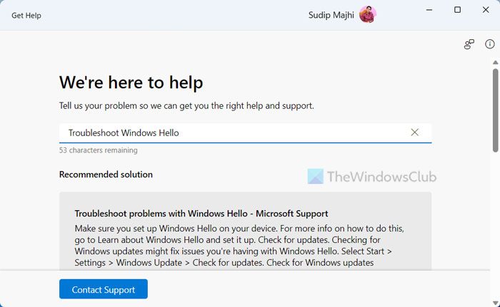 Windows Hello for Business stopped working