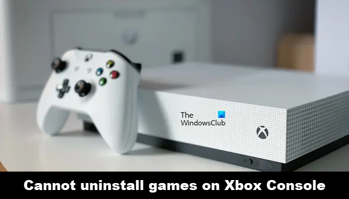 How to Uninstall a Game on Xbox One