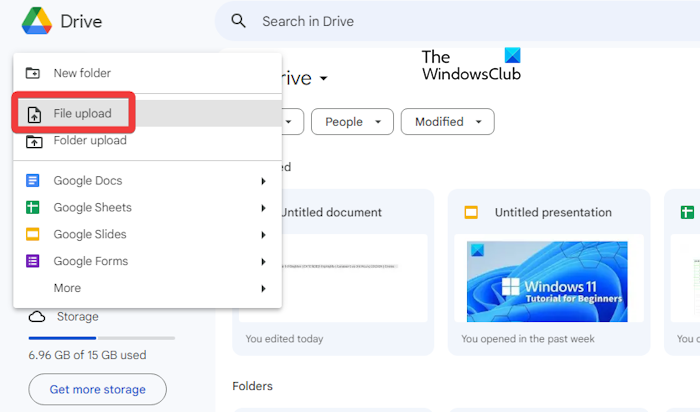 how to add a video to google docs from google drive