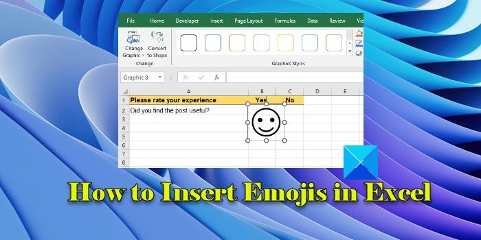 How to Insert Emojis in Excel