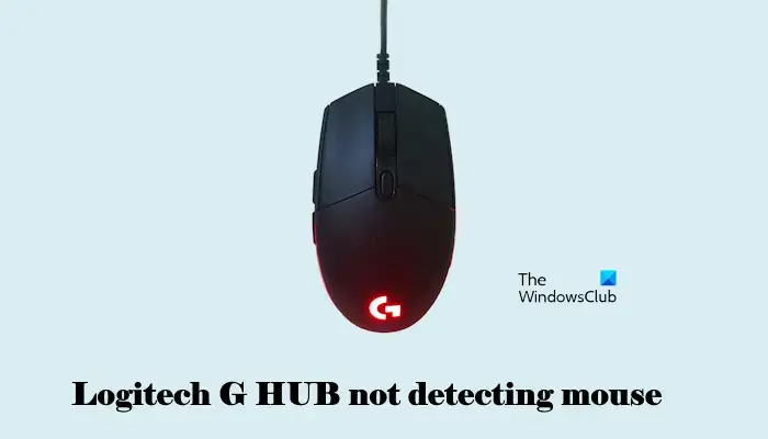 Logitech G HUB not detecting mouse