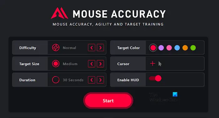 Mouse Aim Trainer Online, Mouse Accuracy Test