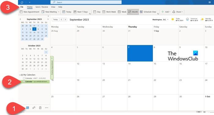 Print Outlook Calendar