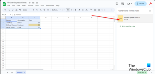 How to change Cell Color in Google Sheets