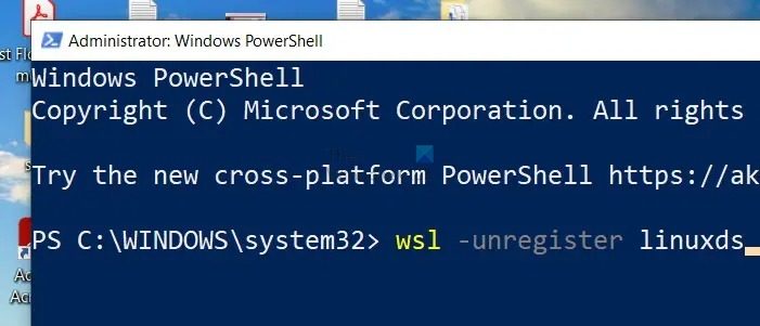 VSL Unregistr Distro PowerShell