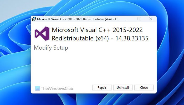 Fix api-ms-win-crt-runtime-l1-1-0.dll or api-ms-win-crt-heap-l1-1-0.dll is missing error