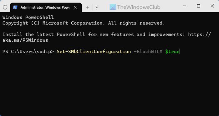 Block NTLM attacks over SMB in Windows 11 using GPEDIT or PowerShell