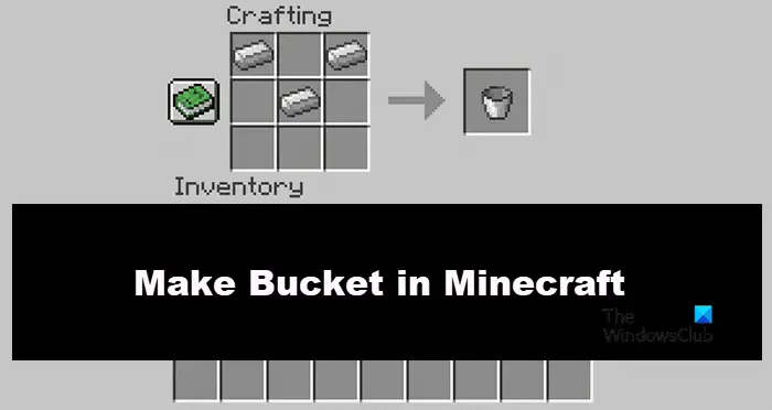 minecraft bucket