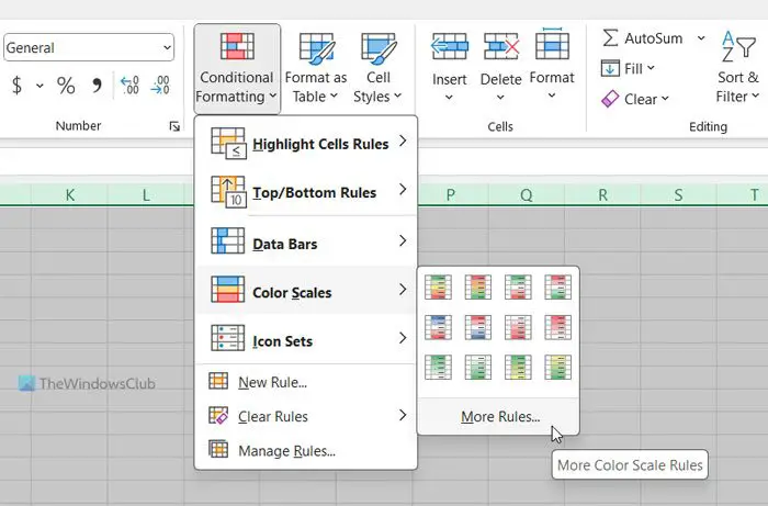 How to create a heatmap in Excel