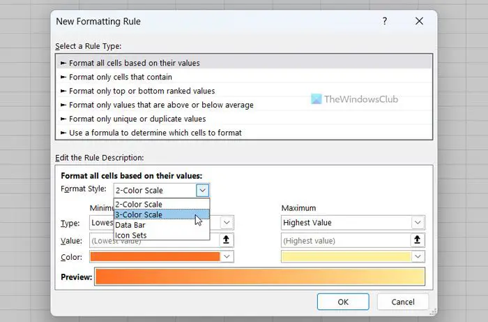 How to create a heatmap in Excel