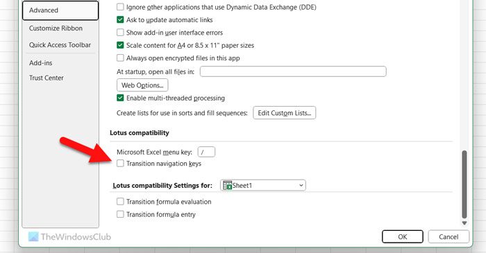 Keyboard shortcuts not working in Excel