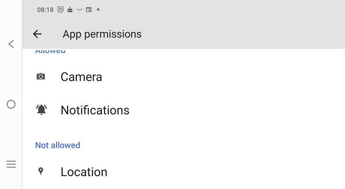 Authenticator App Permissions