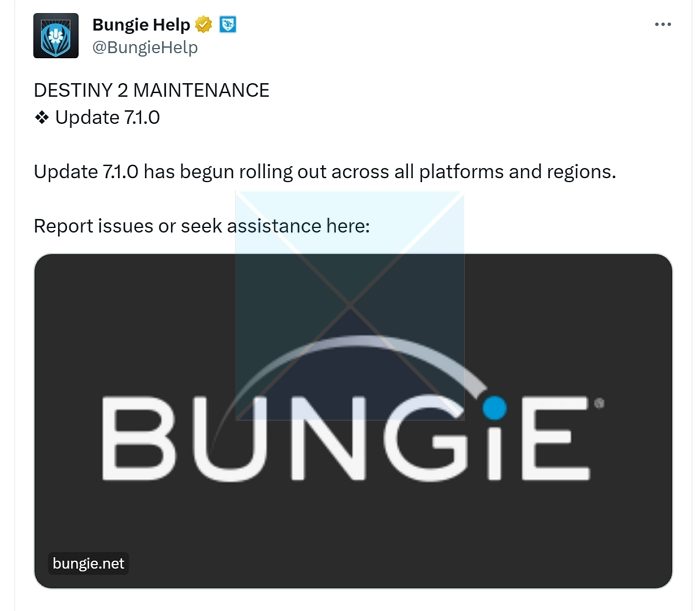 Bungie Help Destiny Server Status