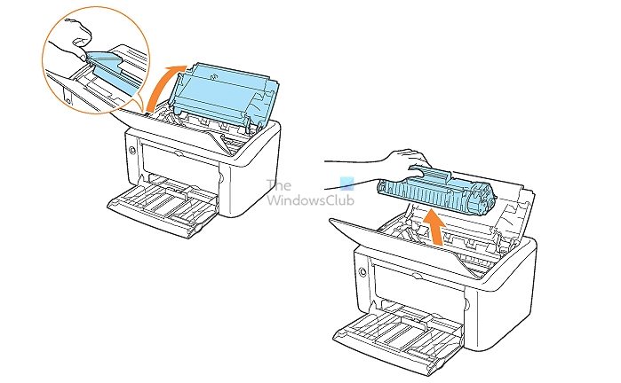 Change Printer cartridge