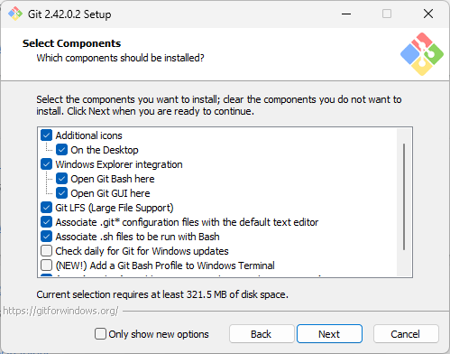 Git Select Components