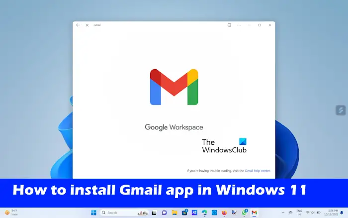 How to install gmail app