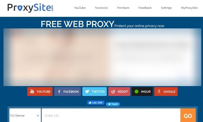 Free proxy sites to unblock websites