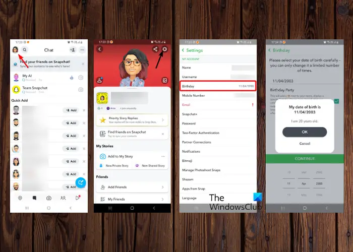 Make a Public profile on Snapchat under 18