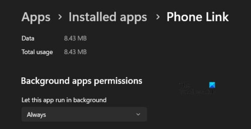 Clipboard copy not working in Phone Link