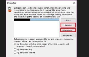 How to monitor delegate access in Outlook