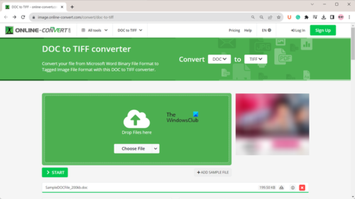 How to convert Word to multipage TIFF image